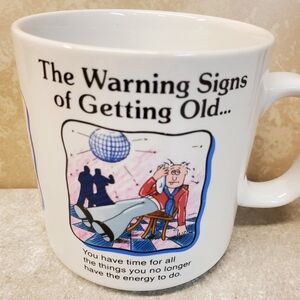 ☕🧓 Warning signs of getting old coffee cup